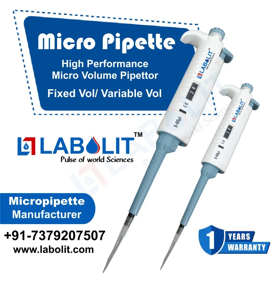 Best Micropipette Manufacturer in India – Labolit | India’s No.1 Micropipette Brand