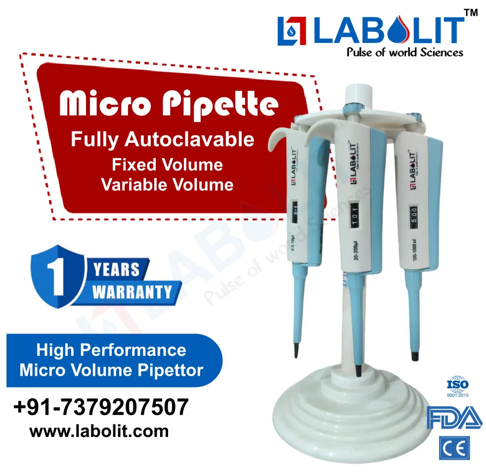 Best Micropipette Manufacturer in India | Labolit No.1 Brand