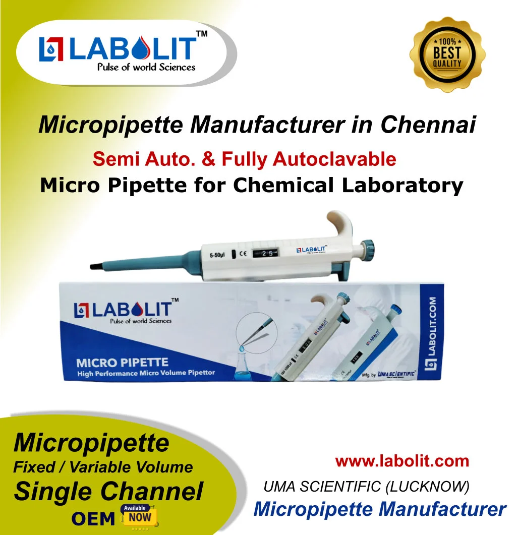 Micropipette Manufacturer in India – PAN India Supply