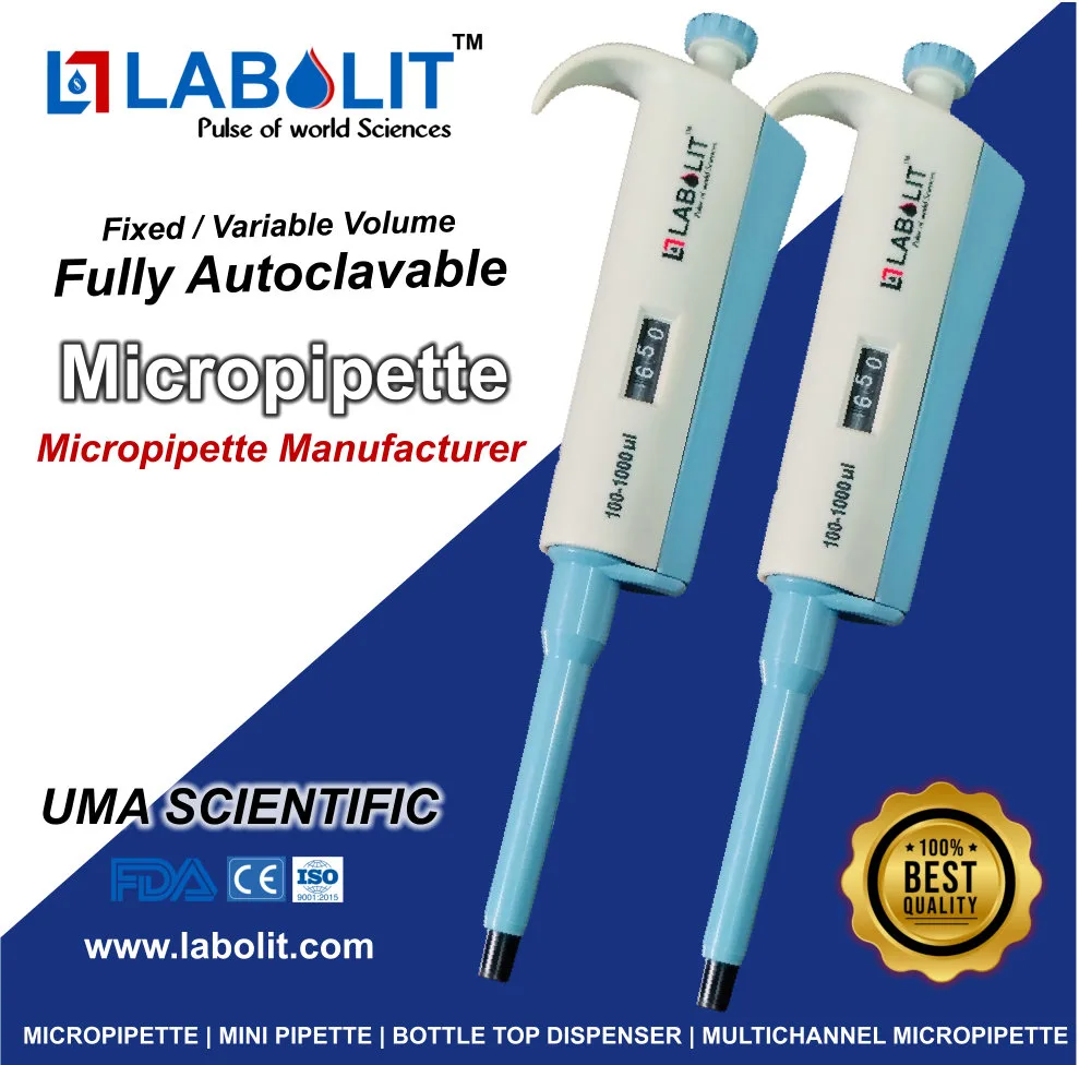 Best Micropipette Manufacturer in India