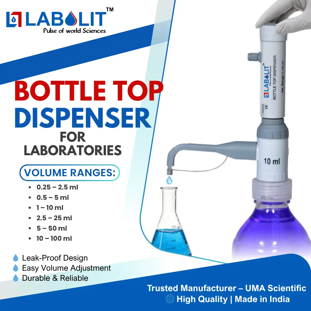 Bottle Top Dispenser Manufacturer in India – Labolit | High Precision, Best Price & Global Supplier