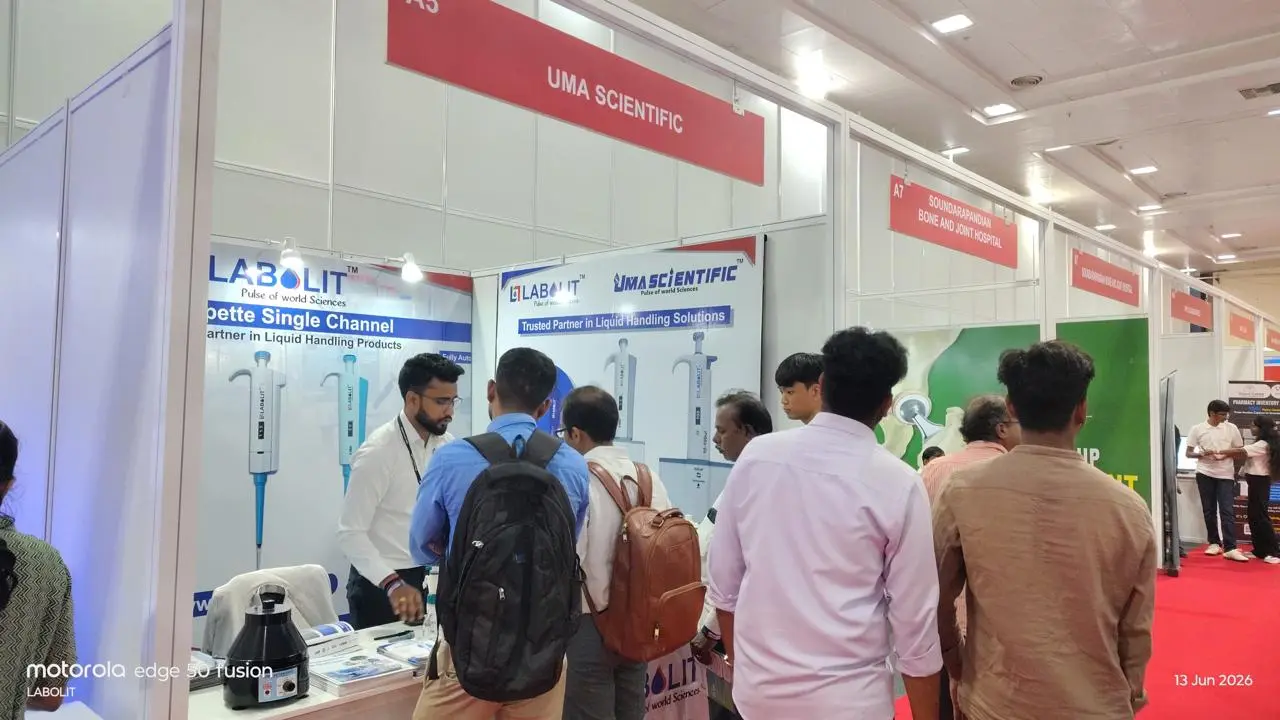 LABOLIT Single Channel and Multichannel Micropipettes exhibition at Medicall Expo Hall 1 Chennai