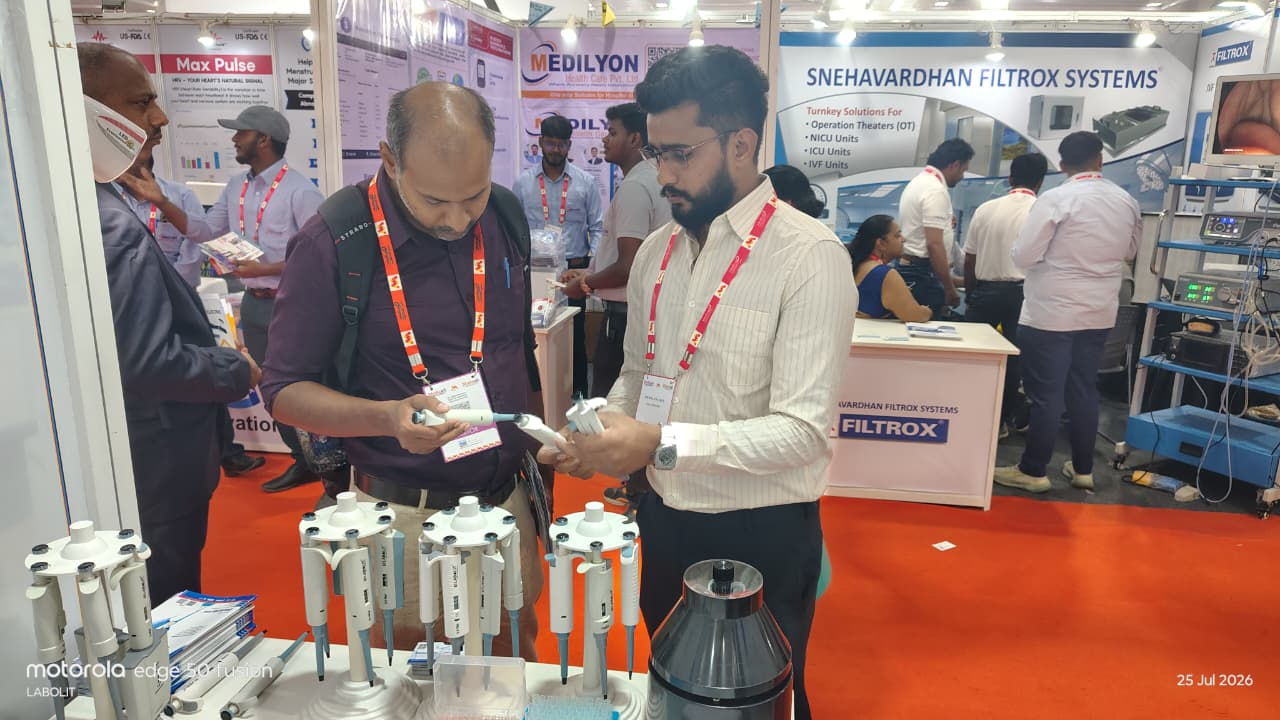 LABOLIT Liquid Handling Solutions at MEDICALL Expo Chennai LABOLIT Laboratory Equipment Manufacturer in Chennai LABOLIT Private Limited MEDICALL Expo Chenna